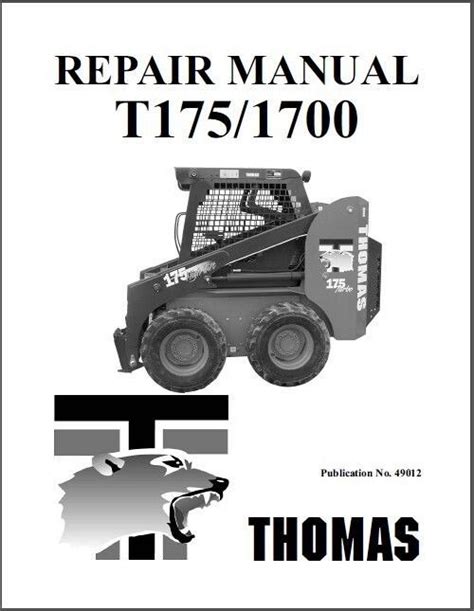 thomas 175 skid steer manual|thomas t175 parts diagram.